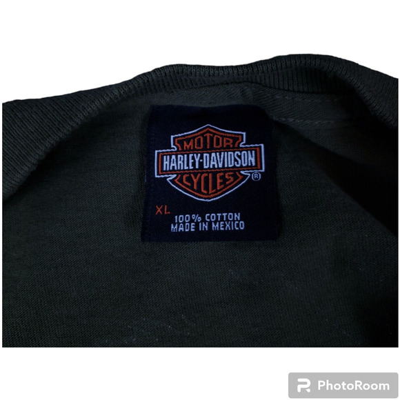 Harley-Davidson Rossiter’s Sarasota FL Graphic T-Shirt Men’s XL OD Green EUC - Picture 8 of 13